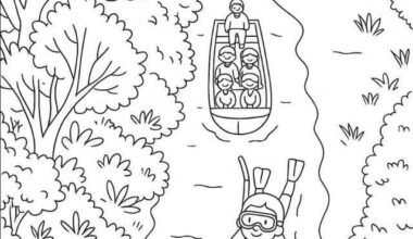 Bonito ganha destaque em livro de colorir gratuito do Ministério do Turismo