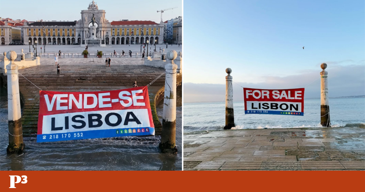 Bordalo II põe Lisboa à venda em nova intervenção: “Uma oportunidade de sonho” | Habitação