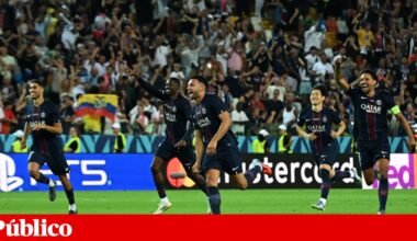 PSG conquista Supertaça ao “virar” final que Tottenham teve na mão | Futebol internacional
