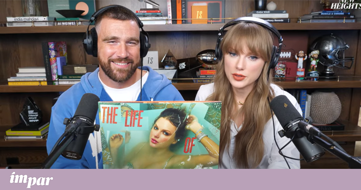 Do namoro com Travis Kelce à compra da música: Taylor Swift estreia-se num podcast | Celebridades