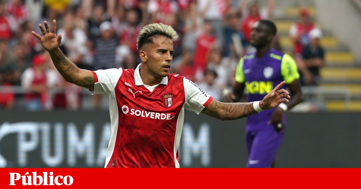 Zalazar empurra o Sp. Braga para o play-off da Liga Europa | Futebol internacional