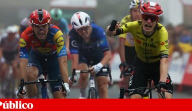 Jonas Vingegaard vence 2.ª etapa e é o novo líder da Vuelta | Ciclismo