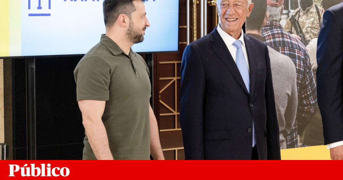 Zelensky condecora Marcelo com a Ordem do Príncipe Yaroslav, o Sábio | Guerra na Ucrânia