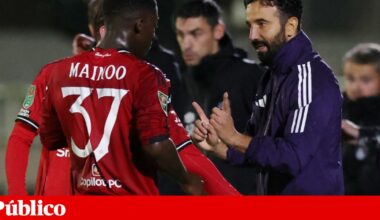 Pesadelo para Ruben Amorim: United afastado da Taça da Liga por equipa do 4.º escalão | Futebol internacional