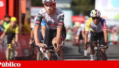 João Almeida sobe ao terceiro lugar após 7.ª etapa da Vuelta | Ciclismo
