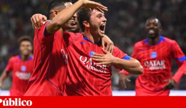 Noite inesquecível para João Neves: hat-trick com duas bicicletas | Futebol internacional