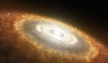 Astrônomos detectam 1º exoplaneta no disco de múltiplos anéis em torno de uma estrela (FOTO)