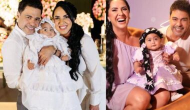 SBT TV | Graciele Lacerda explica escolha de roupa inusitada para a filha em batizado