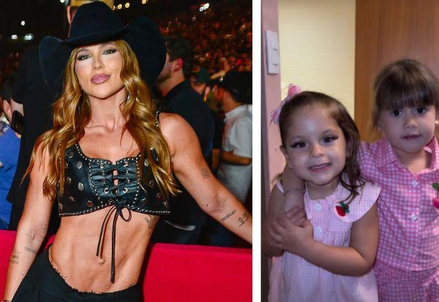 SBT TV | Virginia publica imagens da filha Maria Flor usando cílios postiços