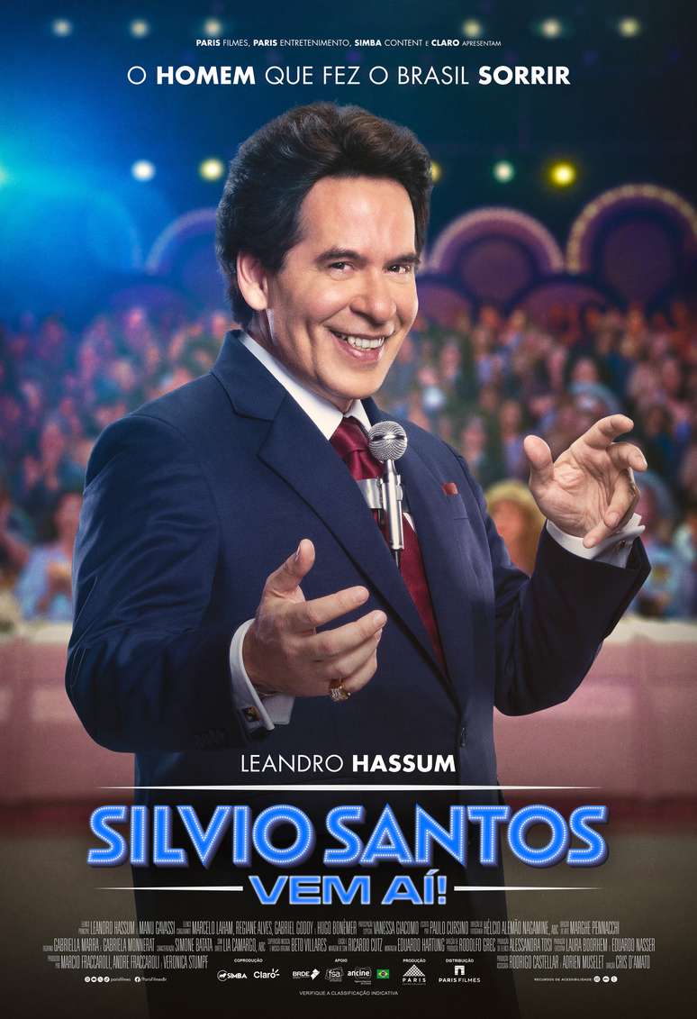 Cartaz do filme 'Silvio Santos Vem Aí'