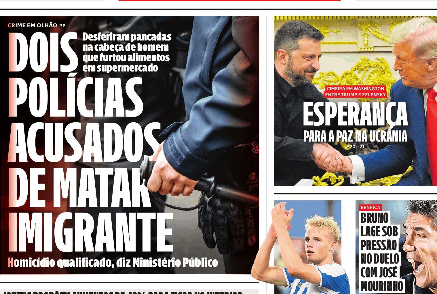 Correio da Manhã · 19 ago 2025 - SAPO