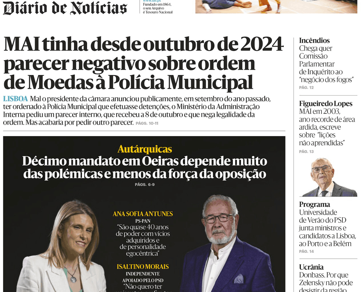 Diário de Notícias · 25 ago 2025 - SAPO