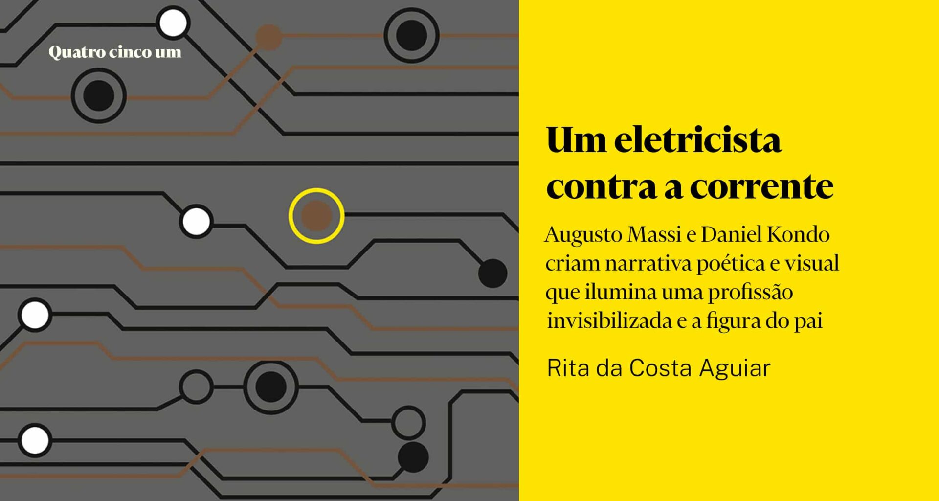 Um eletricista contra a corrente