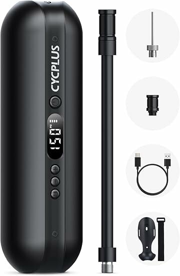 CYCPLUS Bomba de ar 150 PSI, compressor elétrico portátil