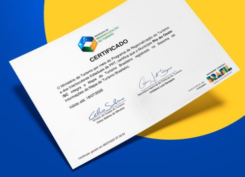 Rio do Oeste agora é integrante do Mapa do Turismo Brasileiro