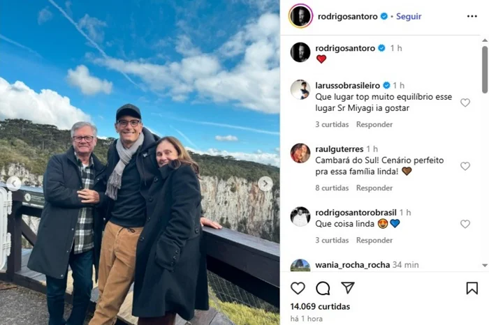 @rodrigosantoro / Instagram / Reprodução