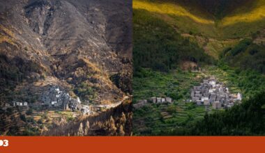 O antes e depois do incêndio de Piódão, pela lente de um bombeiro feito fotógrafo | Fotogaleria