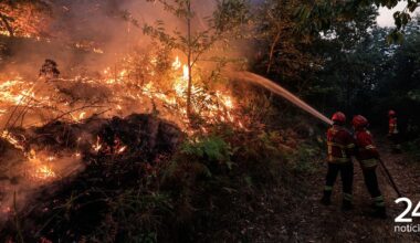Autarca revela falta de bombeiros, com aldeia de Santa Comba da Vilariça cercada pelo fogo - Atualidade