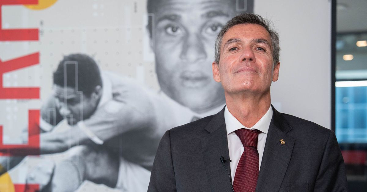 João Noronha Lopes apresenta modelo de futebol para o Benfica