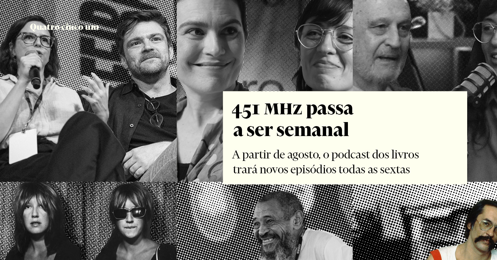 451 MHz passa a ser semanal