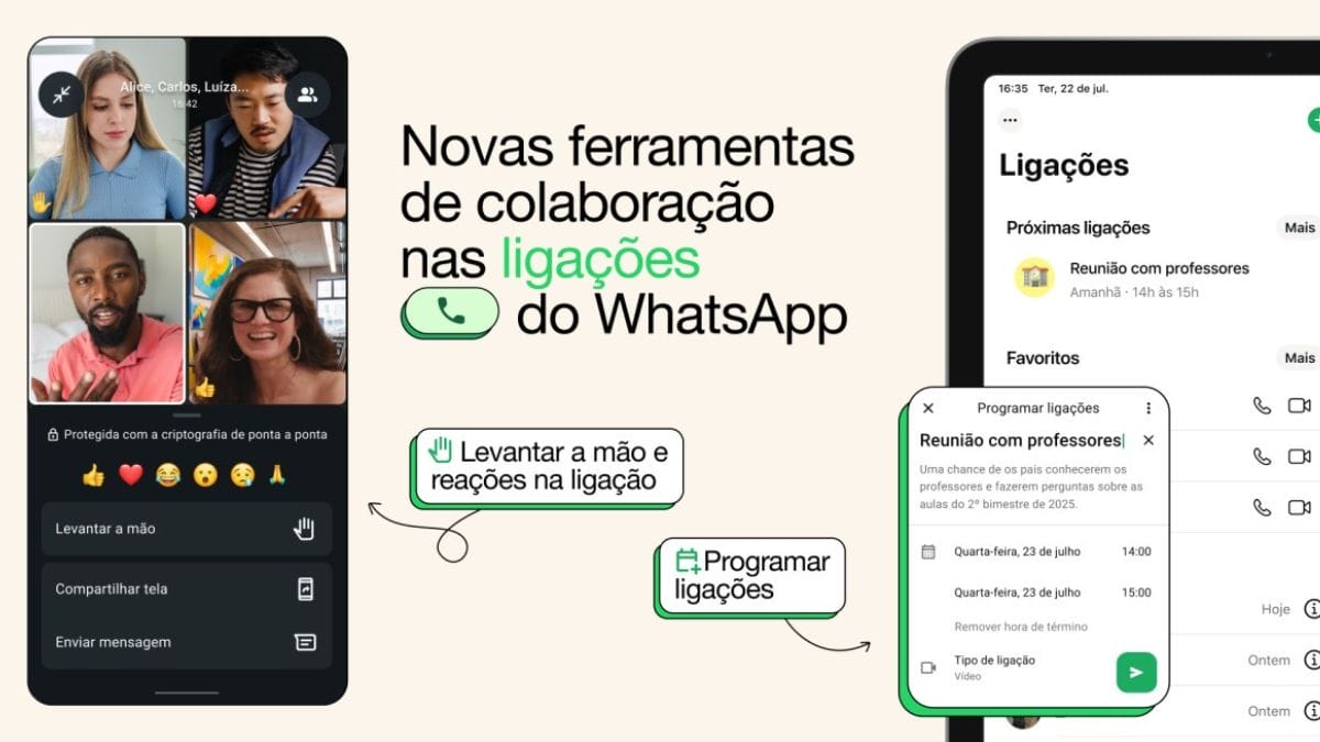 WhatsApp ganha função de agendar chamadas; saiba como usar