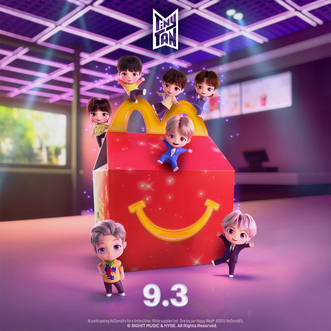 BTS Happy Meal TinyTAN Mc Donalds