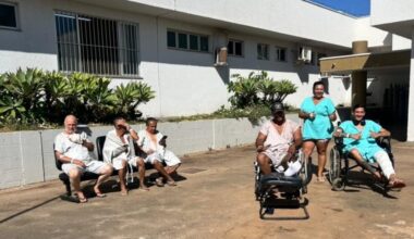 Banho de sol transforma rotina de pacientes no Hospital Estadual de Aparecida de Goiânia – Saúde