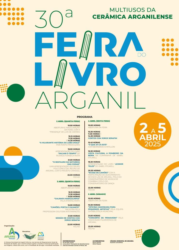 Cartaz Com Programa Xxx Feira Do Livro Arganil 2025 Page 0001