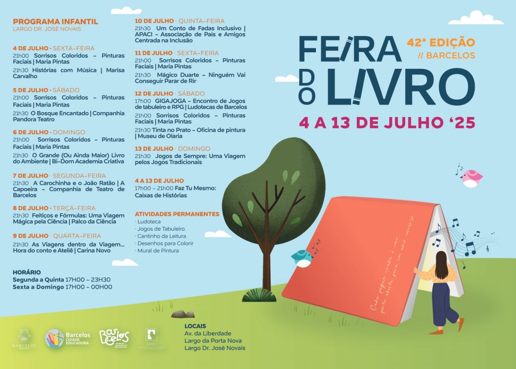 Barcelos volta a folhear páginas de cultura com a Feira do Livro 2025