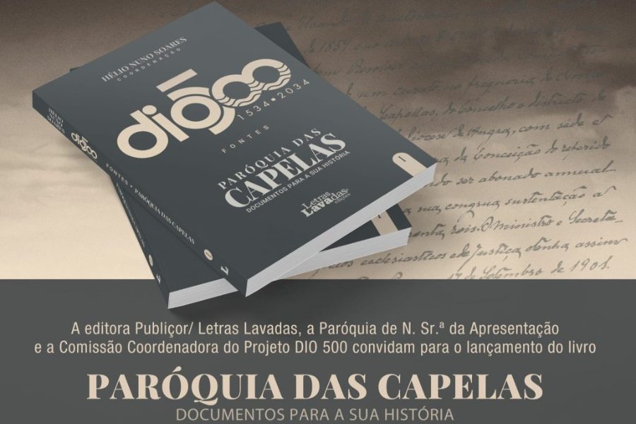 Projeto DIO 500 lança livro com documentos históricos sobre a Paróquia das Capelas – Agência ECCLESIA