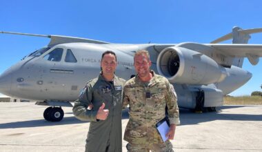 Esquadra 506 - 'Rinocerontes' forma militares neerlandeses no KC-390