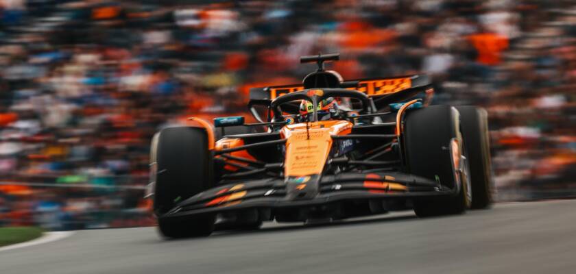 McLaren é punida por incidente entre Piastri e Russell no pit lane de Zandvoort