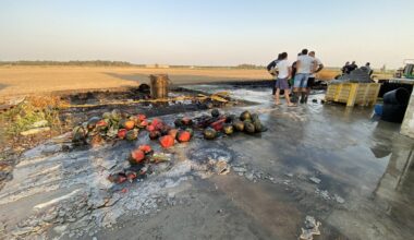 Incêndio em armazém agrícola faz um ferido grave em Alpiarça