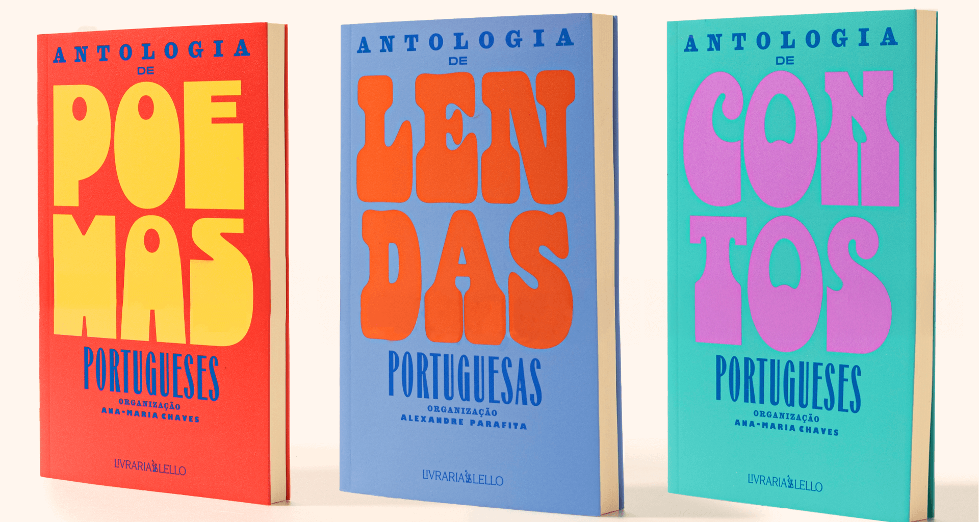 Livraria Lello lança coleção de três antologias