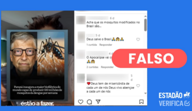 É falso que biofábrica no Paraná modifique mosquitos geneticamente
