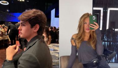 Caçula de Faustão vai a festa com ex-bailarina, 19 anos mais velha: ‘Daqui a pouco posso ser presa’