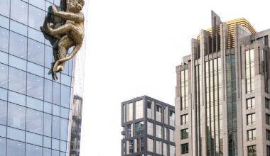 Por que escultura gigante de macaco foi colocada em prédio da Faria Lima; veja vídeo