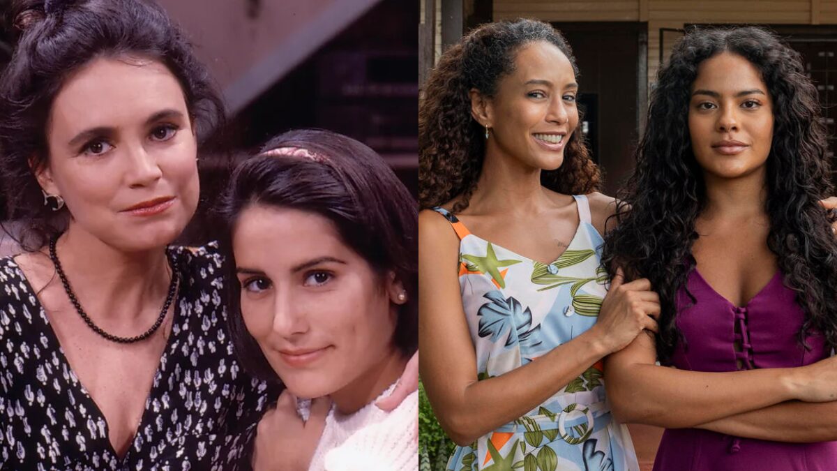 Raquel e Maria de Fátima Compare o elenco antigo de Vale Tudo com o atual