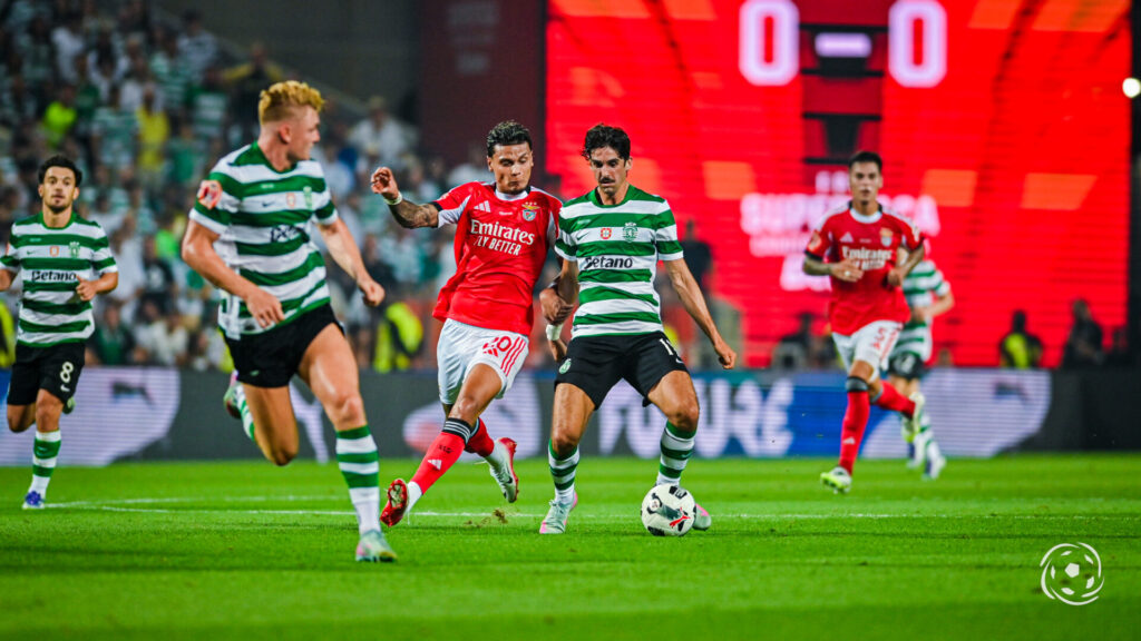 Richard Ríos Francisco Trincão Sporting Benfica