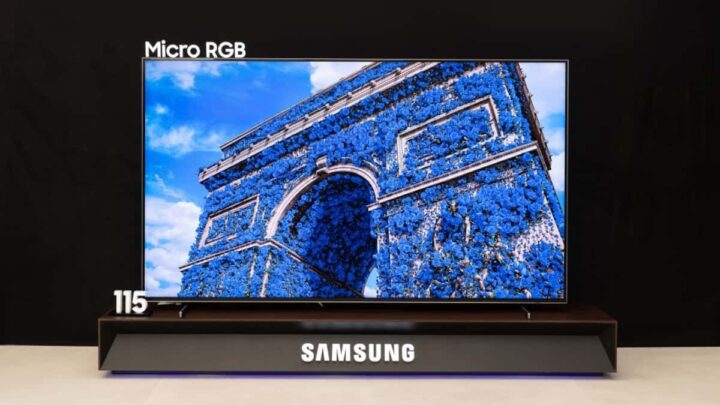 Primeiro ecrã com Micro RGB do mundo da Samsung