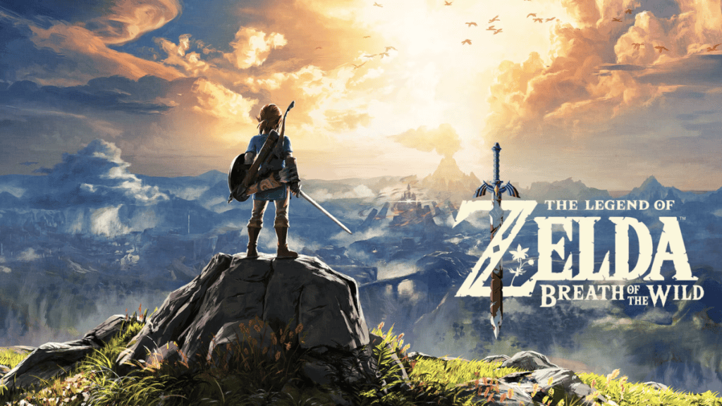 imagem mostra capa do jogo The Legend of Zelda Breath of the Wild