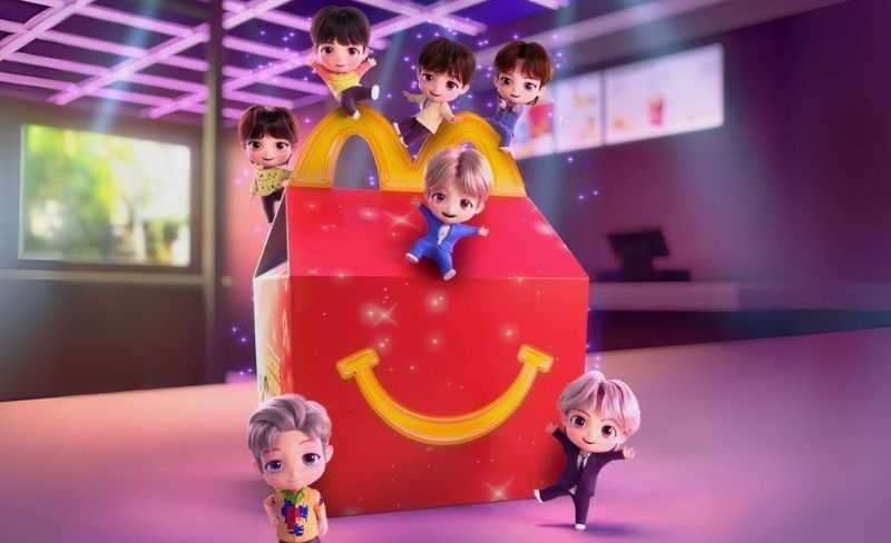TinyTAN BTS Mc'Donalds Brasil