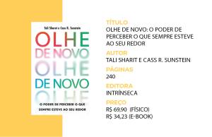 Montagem de capa de livro ao lado de sua descrição técnica
