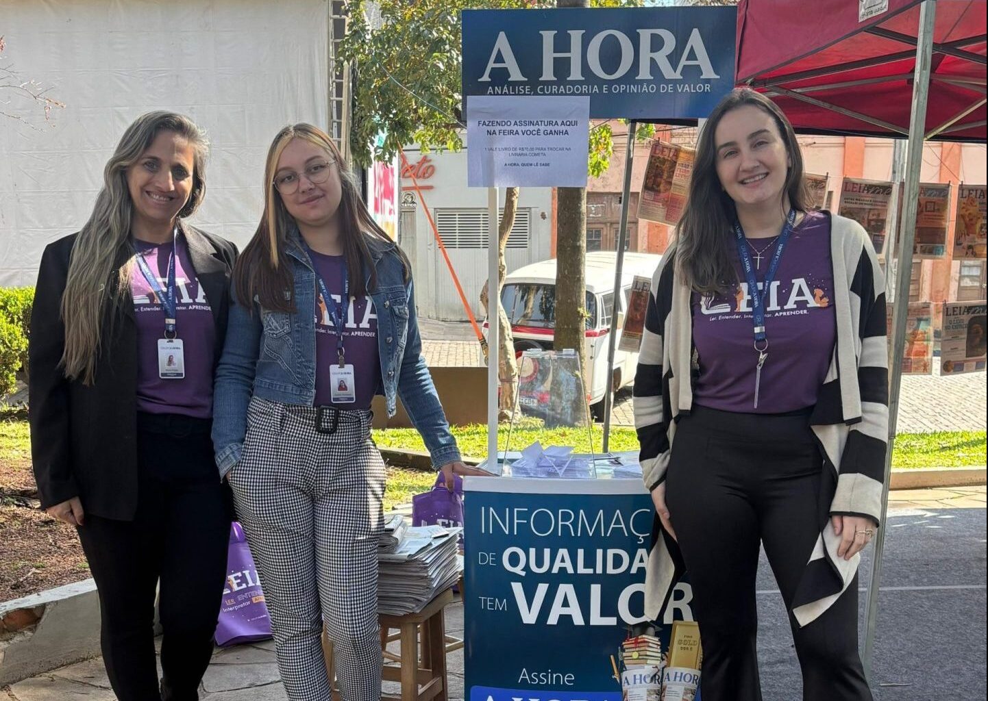 Na Feira do Livro, assinatura do Grupo A Hora vem com vantagens