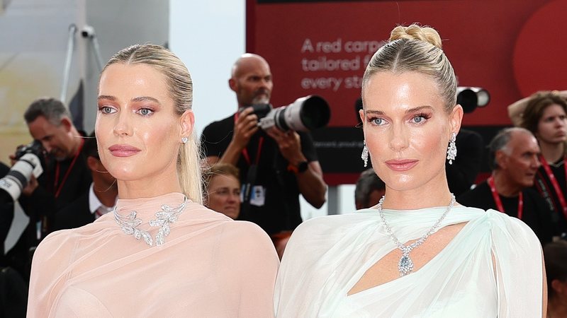 Sobrinhas da princesa Diana usam looks quase iguais no Festival de Veneza