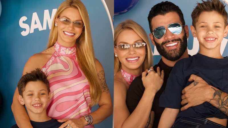 Andressa Suita encanta ao mostrar fotos da festa de aniversário do filho caçula