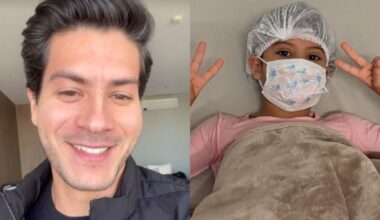 Arthur Aguiar revela pedido da filha antes de cirurgia: 'Tão bonitinha'