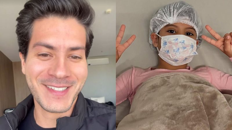 Arthur Aguiar revela pedido da filha antes de cirurgia: 'Tão bonitinha'