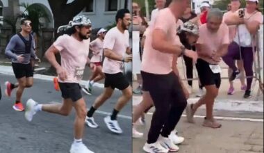 Bell Marques passa mal e é carregado durante corrida em Fortaleza