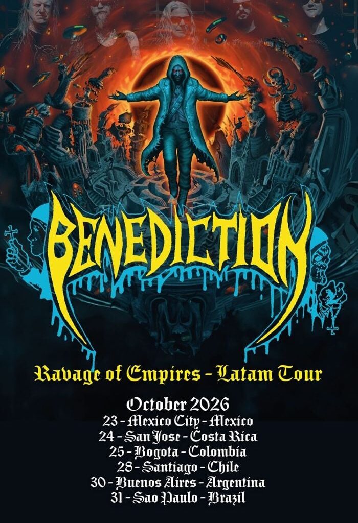 Benediction confirma show em São Paulo para 2026